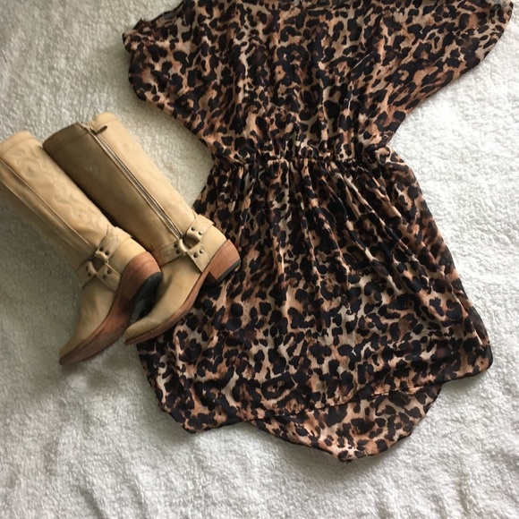 Thalia Sodi Animal Print Summer Dress Med - Picture 6 of 6